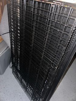 Large Dog crate, crate tray is 29x48 inches
