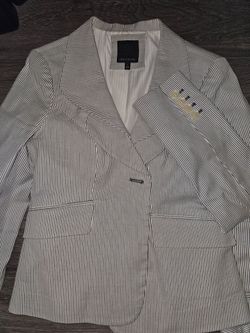 The Limited Striped Blazer Size L