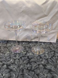 Iridescent Cocktail Glasses