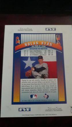 1991 Nolan Ryan Silver Star