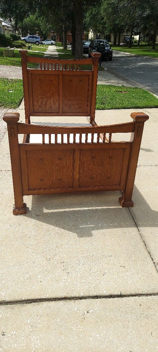 Twin Bed Frame Solid Wood