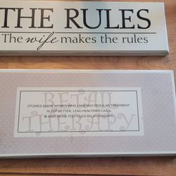 New household plaques