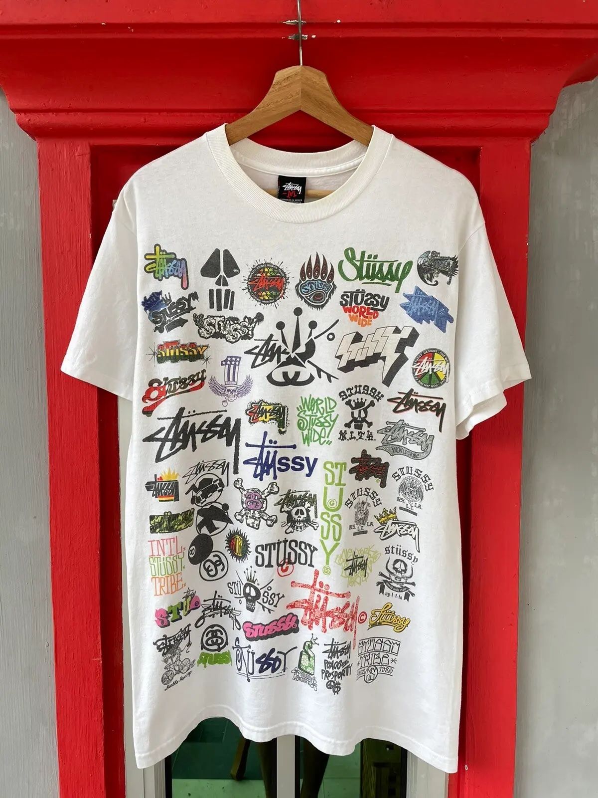 Stussy All Over Logo Shirt