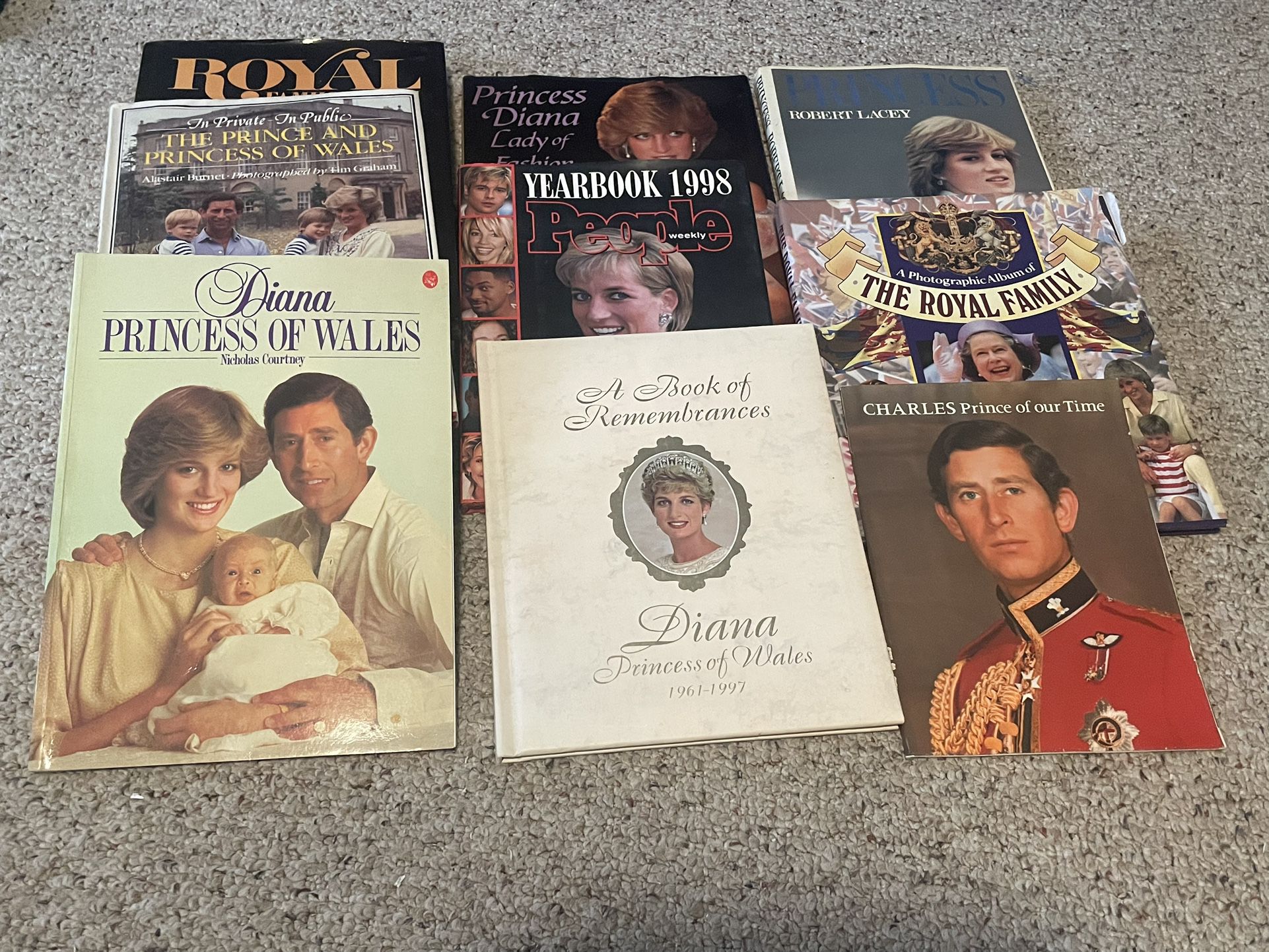 Books on Princess Diana and the Royal Family