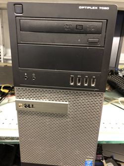 Gaming Dell optiplex 7020 intel corei7 4th gen 3.6ghz cpu 8gb 2TB hdd win 10