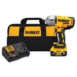 DEWALT 20V MAX Lithium-Ion Cordless 1/2 in. Impact Wrench Kit