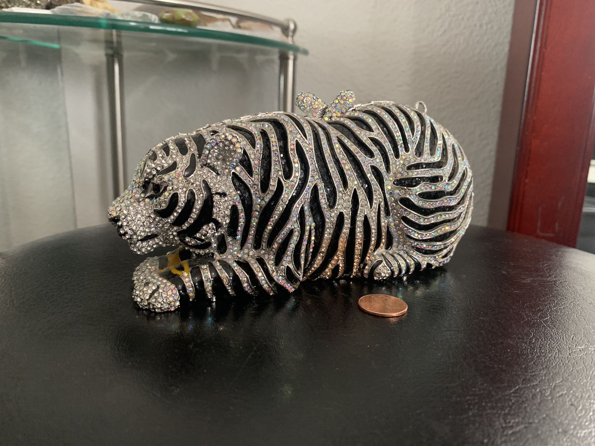 Jeweled Tiger Purse