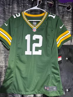 Nike NFL On Field Green Bay Packers Aaron Rodgers Women's Green Jersey Sz L