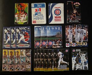 Pocket Schedule Lot (Chicago Cubs)