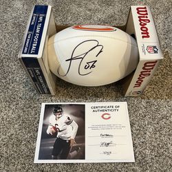 Jay Cutler Signed Football