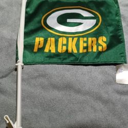 Green Bay Packers Car Flag Love Doubs Reed Farve 