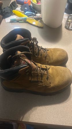 Size 8.5 brahman steel toe work boots