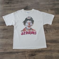 VTG J.P. Patches PNW Clown Signed Short Sleeve Crewneck T-Shirt Adult XL