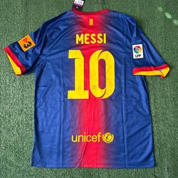 Vintage retro FC Barcelona Messi 10