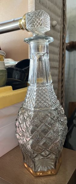 glass liquor bottle