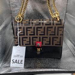 Fendi Jan Zucca Handbag
