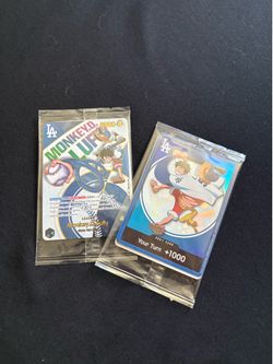 2026 and 2025 one piece luffy promo card