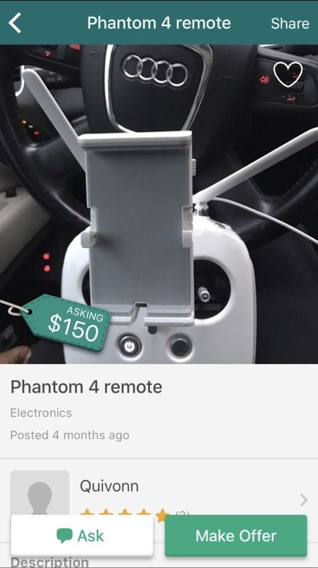 Phantom 4 remote
