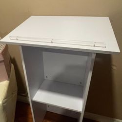 White Wood Podium 