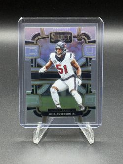 2023 Select Concourse Level Die-Cut Silver Holo Prizm #40 Will Anderson Je RC