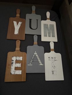 Farmhouse Cutting Board Wall Decor Set of 6