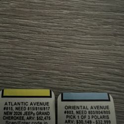 Monopoly Stickers 