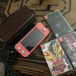 Nintendo Switch lite + Games