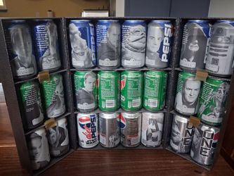 1999 Star Wars Phantom Menace Pepsi Can Collectors Case