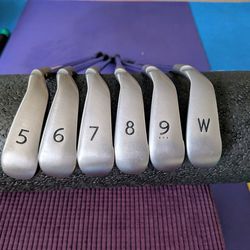 PING G15 5-PW IRON SET-PING AWT STEEL SHAFTS (VERY GOOD CONDITION)
