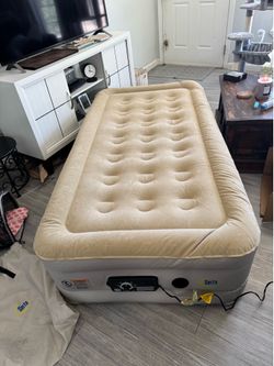 Serta single air mattress high off the ground