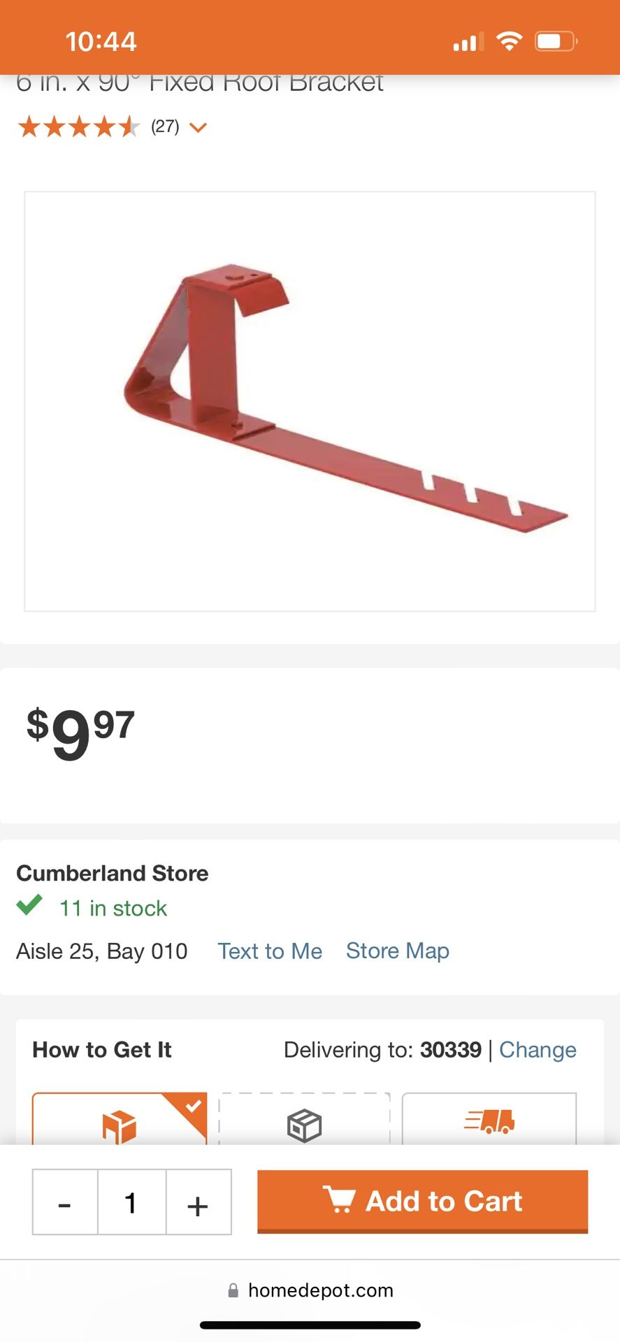 Fixed Roof Bracket
