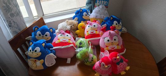 NEW Plush Toys - Sonic, Amy, Minecraft & More - $7 Each!