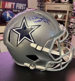 Cowboys Randy White Autographed HOF Full Size Replica Helmet