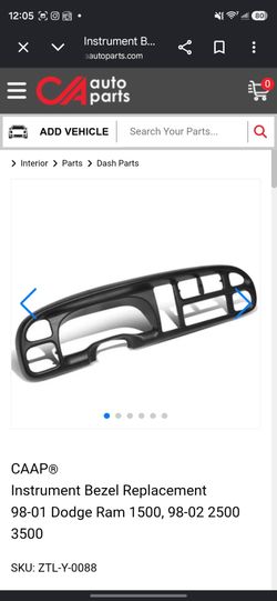 Dodge Ram Truck Bezel