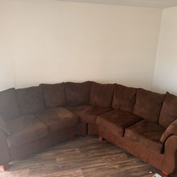 Brown Sectional 