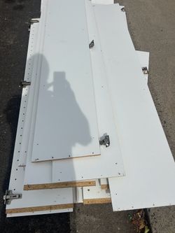 Cabinet doors and shelves