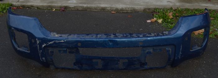 USED REF#M037 || 2015-2019 GMC SIERRA 2500/3500 || FRONT METAL BUMPER COVER ONLY