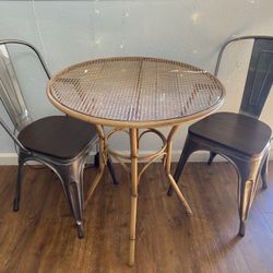 Cafe Table + 2 Chairs