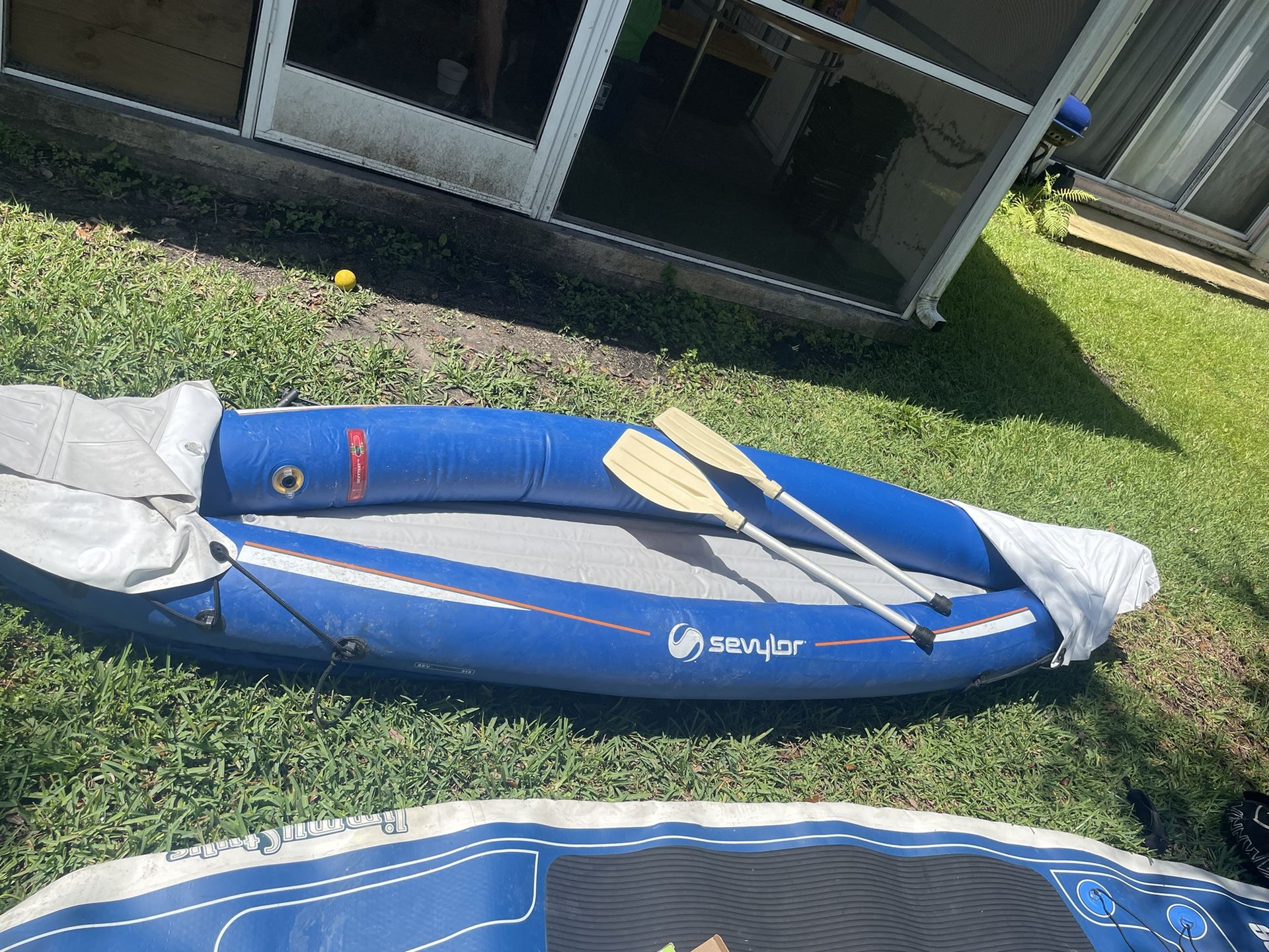 Kayak Inflatable 2 Person Sevylor With Paddles