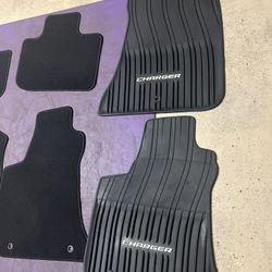 2019-2024 Dodger Charger Floor Mats 