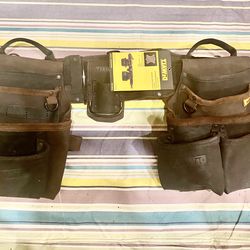Dewalt leather tool rig and leather suspenders