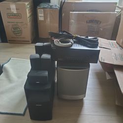 Bose 5.1 Set with 10" JBL Sub and Sony Amplifier w/ remote
