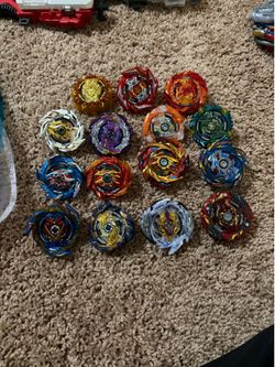 Beyblade burst lot with stadium and launchers takara tomy