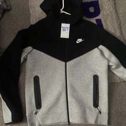 Black/Grey Nike Tech Zip Up Jacket