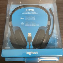 Logitech H390 Wired Headset for PC/Laptop