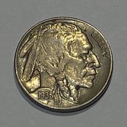 1935 Buffalo Nickel Original 