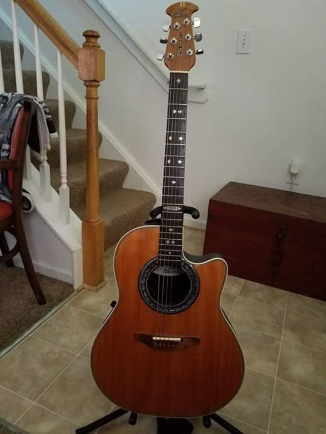 1991 OVATION 25TH ANNIVERSARY MODEL "1991 COLLECTORS SERIES" GUITAR