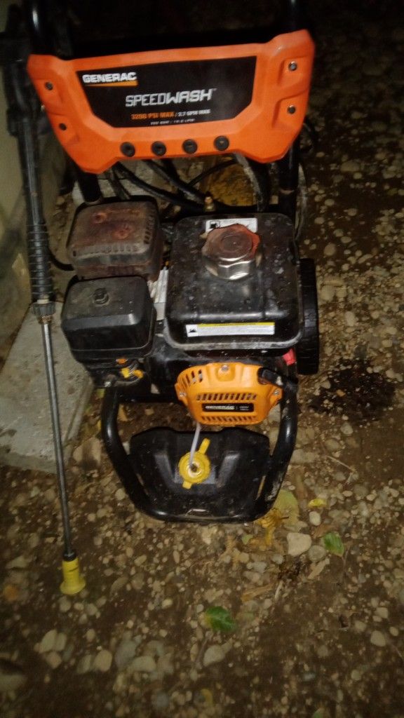 generac 3200 psi pressure washer