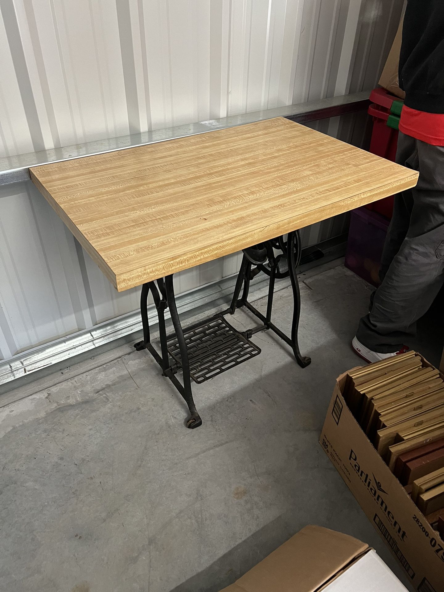 Vintage Sewing Table/ New  Updated Table Top