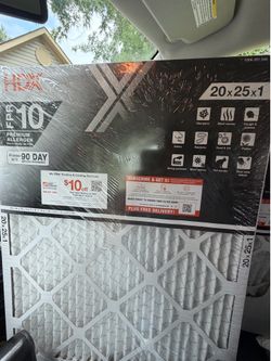 HDX FPR 10/MERV 12  Air Filters 14x20x1 and 20x25x1